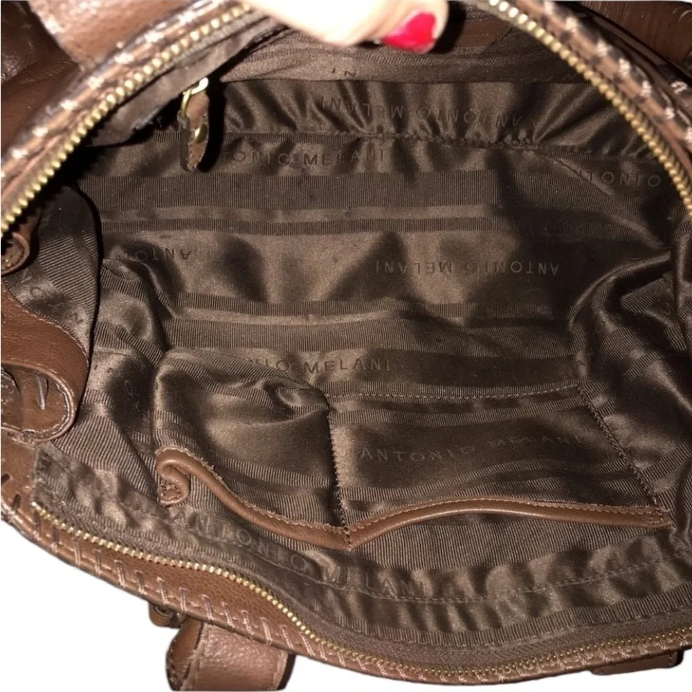 Antonio Melanie large brown leather bag , great classic large bag